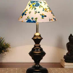 new era Multicolour Shade Table Lamp With Shade Table Lamp With Iron Base-picture-11