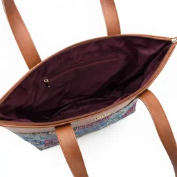 lookout fashion Women Blue Tote image 5