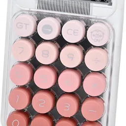 parspar Stylish Mechanical Basic Calculator with Big Buttons, 10 Digit Large LCD Display Anti-Slip Base Handheld Ergonomic Keyboard Basic Small for Home, School, Office Basic Calculator-picture-43