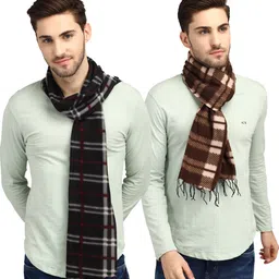 Trendy World Checkered Men Muffler-image-84