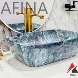 afina industries Premium Ceramic BASIN Which Gives Look To your Home Table Top Wash Basin LC1010 DESIGNER COUNTER WASH BASIN GLOSSY finish Table Top Basin image 3