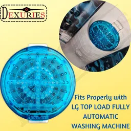 dexuries LG Lint Filter/Dust/Waste Collector Filter Net Bag Magic Filter Blue Washing Machine Net image 3