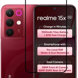 BRENZZ Edge To Edge Tempered Glass for REALME 15X 5G, realme 15x 5G-picture-10