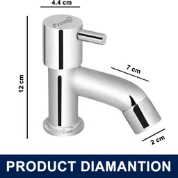 prestige Dove Pillar Cock Cock For Wash Basin Pillar Tap Faucet image 3