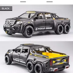 manaki enterprise Mrcedes Benz Class X Pickup Truck 1:28 Diecast Scale Model Metal Pull Back Toy image 2