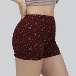 amul comfy Pack of 5 Women Boy Short Multicolor Panty image 3