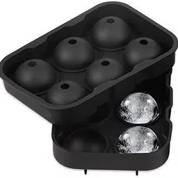 wishbone ice Trays for Freezer Whiskey Ice Cube Silicone Ball Maker Mould Sphere Mould 4 Holes New Ice Balls Party Brick Round Tray Bar Tool ice for Whiskey Black Steel Ice Ball Tray-picture-36