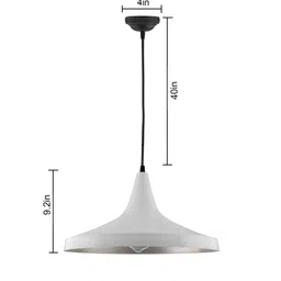 homesake Antz White Metal Hanging Light image 3