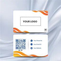 QUAAPPS White PVC Multicolour NFC & QR Enabled Business Card-picture-24