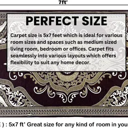 rvs décor 152 cm X 213 Chenille Carpet image 3