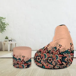 flipkart smartbuy XXXL Tear Drop Bean Bag Cover (Without Beans) image 5