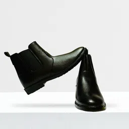 bsc Men Chelsea Slip-On Synthetic Leather Comfortable Boots For Men (Black 6 to 9) Boots For Men image 3