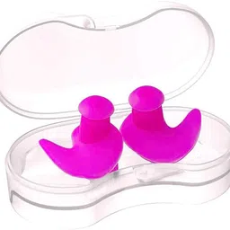 james international 1 Pair Pink LR Earplugs for Swimming, Watersports, Bathing Ear Plug & Nose Clip-picture-17