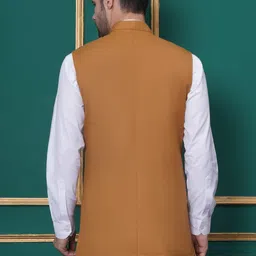 favoroski Solid Men Waistcoat image 2