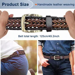 palay Men Casual Multicolor Artificial Leather Belt image 2