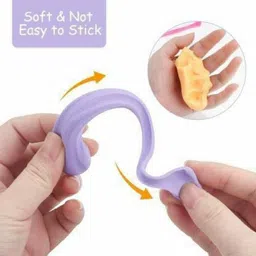 colour cloud Clay art and craft for kids image 5