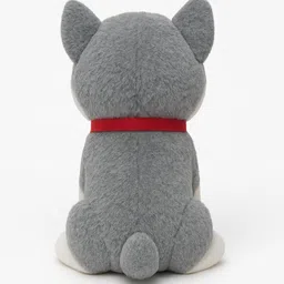 bunny box Premium Stuffed Husky Dog with Blue Glitter Eyes (Medium Size) - 35 cm image 2