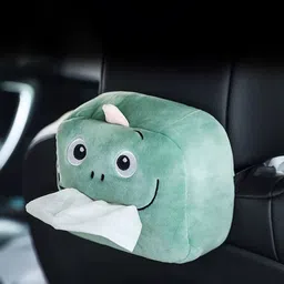 arkzo Car Seat Organizer with Animal Face Car Tissue Paper Holder, Storage Box Vehicle Tissue Dispenser-picture-23