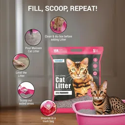 petoska Rose Pack of 4 Pet Litter Tray Refill image 4