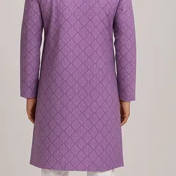kashif Men Cotton Blend Kurta Set image 2