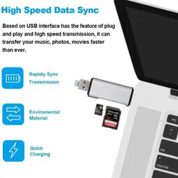 ULTRABYTES 3 in 1 Card Reader Type C to SD Micro SD TF/ USB 3.0 Laptop Adapter OTG Accessories Smart Memory Card Reader. USB Adapter image 5