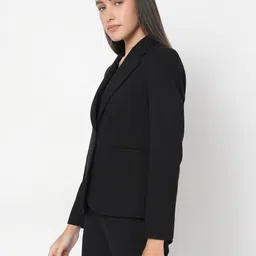 vero moda Women Solid Single Breasted Casual Blazer image 4