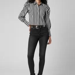 g-ka Women Regular Fit Printed Spread Collar Casual Shirt image 1