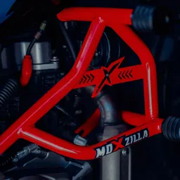 moxzilla Xpulse 4V Crash Guard with 4 Slider Red image 4