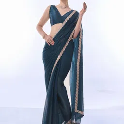 kalista Embellished Bollywood Organza Saree-picture-10