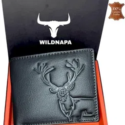 wild napa Men Black Genuine Leather RFID Wallet-picture-39