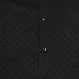 aaryavar Men Checkered Nehru Jacket image 4