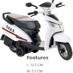 sarasi Bestiva Scooter For Kids, Openable Seat, Realistic Body Graphics image 3