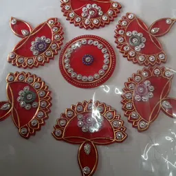 yajat fashions Rangoli Powder image 4