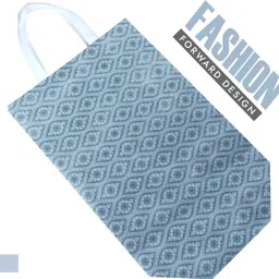 heart home Non-Woven Reusable Eye-Print Shopping Handbag|Pack of 6|Multicolor Pack of 6 Grocery Bags image 5