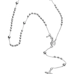 LeCalla Unisex 925 Sterling Silver Rhodium-Plated Necklace-picture-58