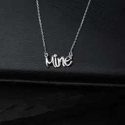 Carlton London Silver-Toned Rhodium-Plated CZ-Studded Necklace-image-33