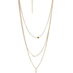JOKER & WITCH Gold-Toned & White Gold-Plated Layered Necklace-picture-1