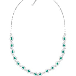 GIVA Sterling Silver Rhodium-Plated Necklace image 5