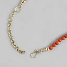 RICHEERA Gold-Plated Artificial Beads Necklace image 4