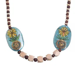 AAKRITI ART CREATIONS Unisex Enchanted Talisman Brass-Plated Necklace image 3