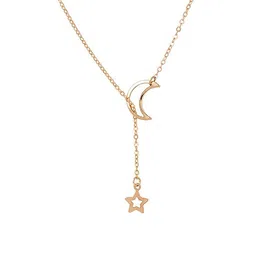 OOMPH Set of 2 Gold-Toned Alloy Star & Moon Layered Necklace image 5