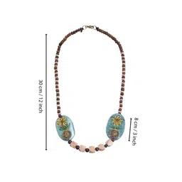 AAKRITI ART CREATIONS Unisex Enchanted Talisman Brass-Plated Necklace image 2