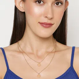 OOMPH Set Of 2 Gold-Plated Layered Necklace image 5