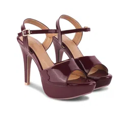 JM Looks Stiletto Sandals with Buckles image 5