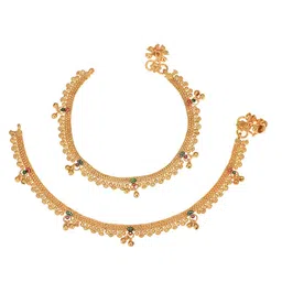 AanyaCentric Women Gold-Plated Anklets image 1