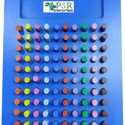 psr enterprises New Model Multicolor PegBoard (100 Pegs) for Occupational Therapy Medical Reacher & Grabber image 1