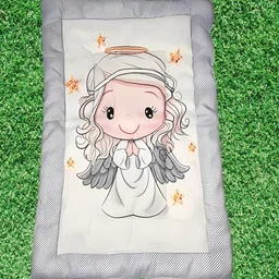 hvstoree Cotton Baby Bed Sized Bedding Set (Multicolor) Cotton Soft Baby Sleeping Mattress Pack Of 5 set Digital Godadi image 4