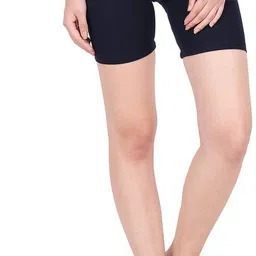 splash Solid Women Blue Cycling Shorts image 1