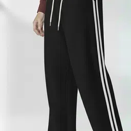 dockstreet Men Solid White Track Pants image 4