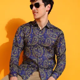 rudraasavari creation Men Regular Fit Printed Spread Collar Casual Shirt-picture-19